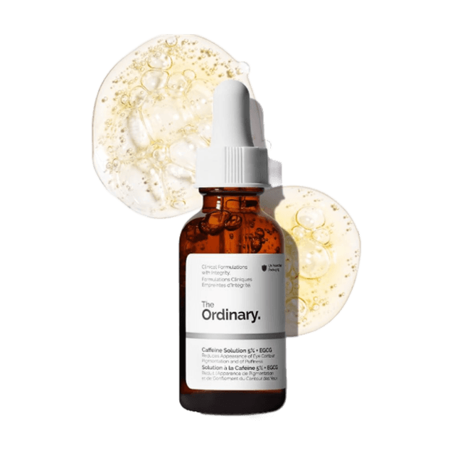 The Ordinary Caffeine Solution 5% + EGCG, Depuffing Eye Serum for Dark Circles and Tired Eyes
