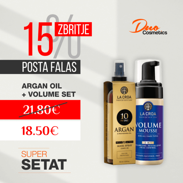 La Croa ArganOil + Volume Set