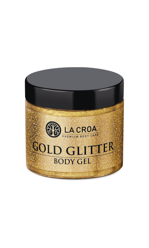 La Croa Gold Glitter Body Gel 185 ml