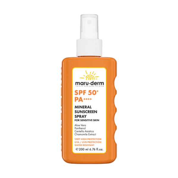 SPF 50+ Mineral Sunscreen Body Spray for Sensitive Skin 200 ML